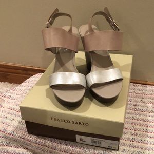 Franco Sarto “Georgette” wedge sandals